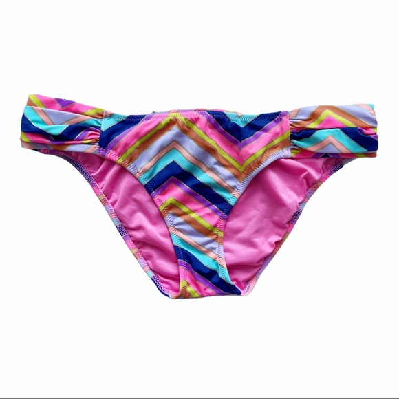 Victoria’s Secret Rainbow Chevron Bandeau Bikini - Picture 4 of 6